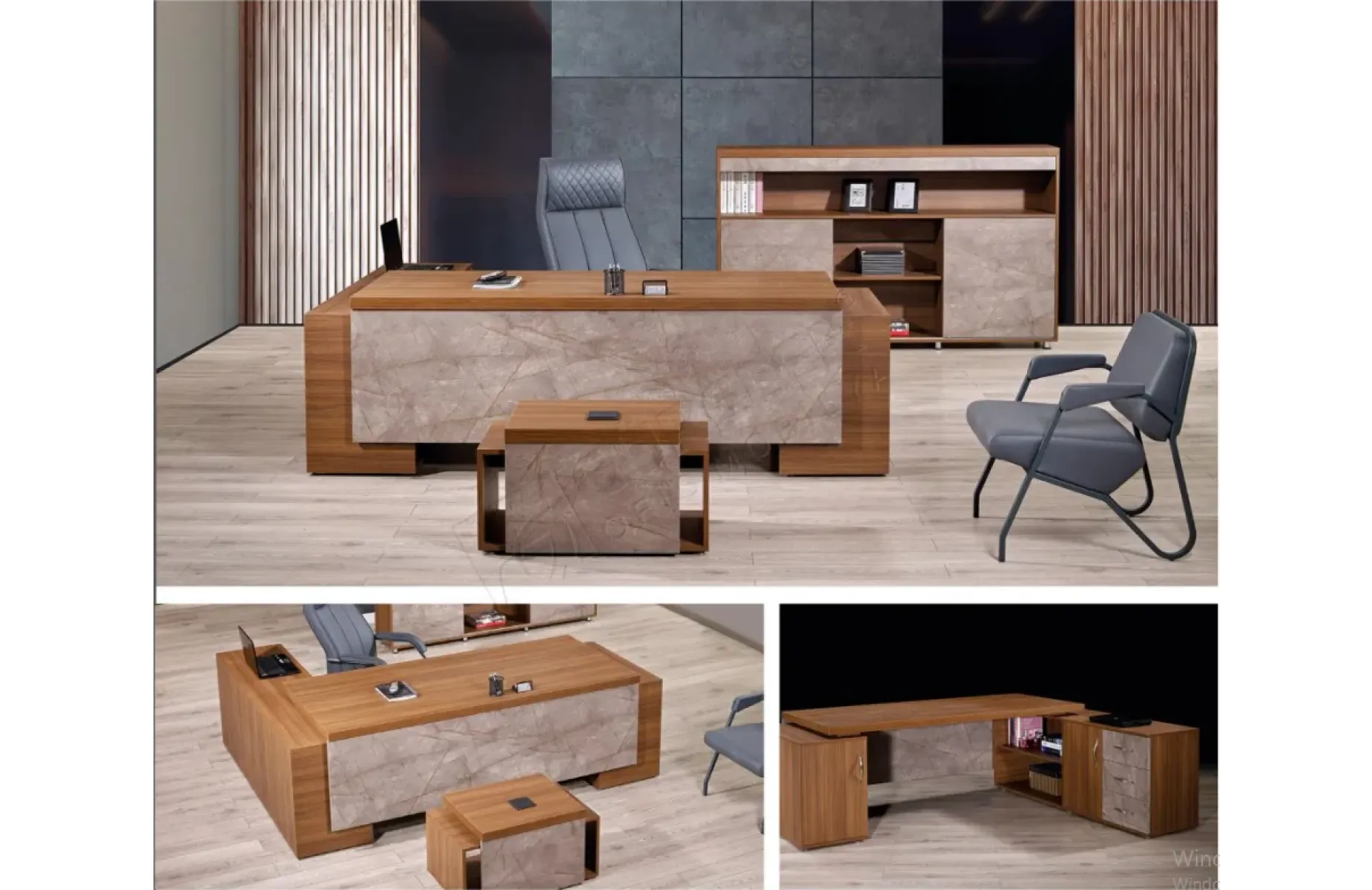 ERVA STONE OFİS MASASI