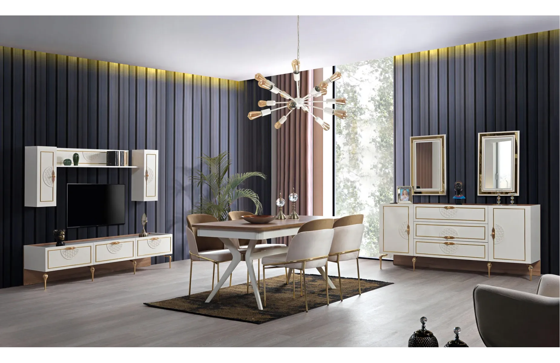 İPEK YEMEK ODASI TAKIMI