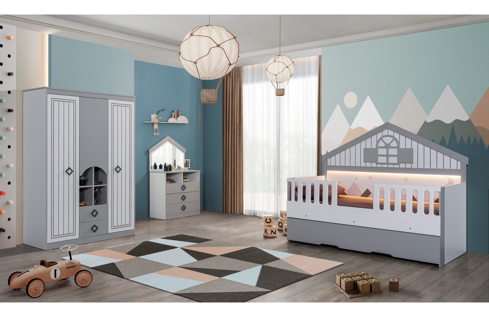 Alaçatı Bebek Odası Takımı