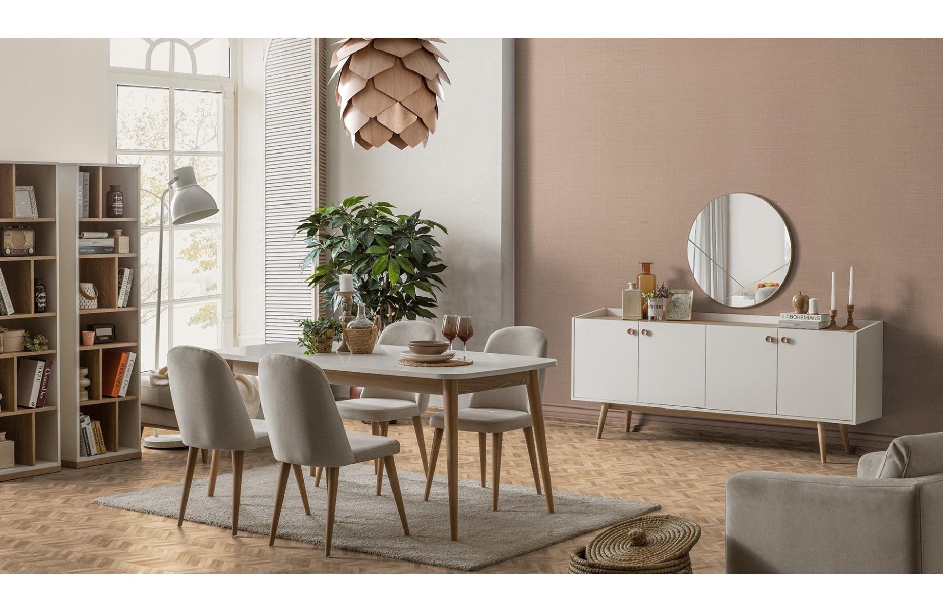 Bohemi Yemek  Odası Takımı