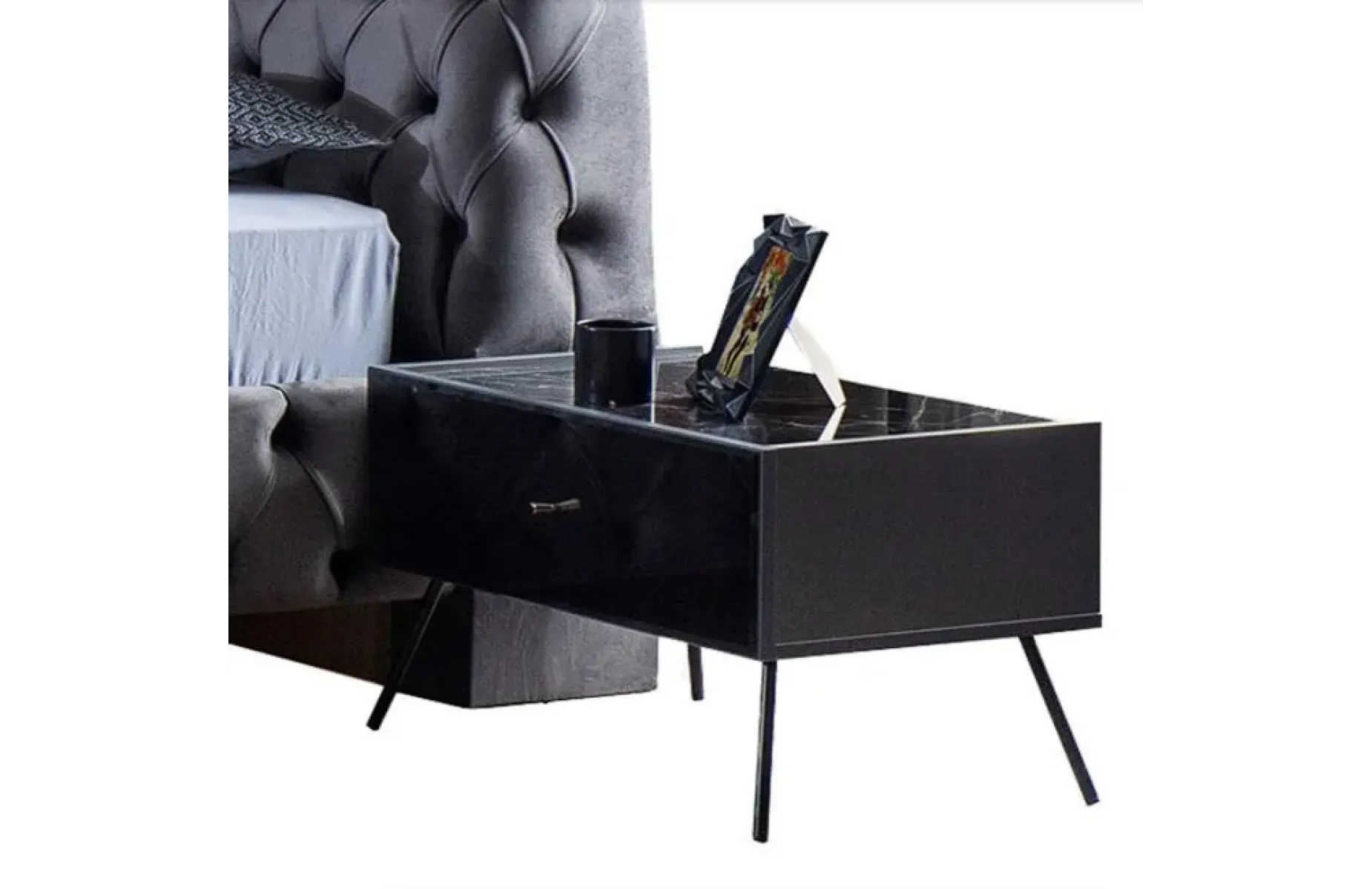 Bronze Komodin - Antrasit