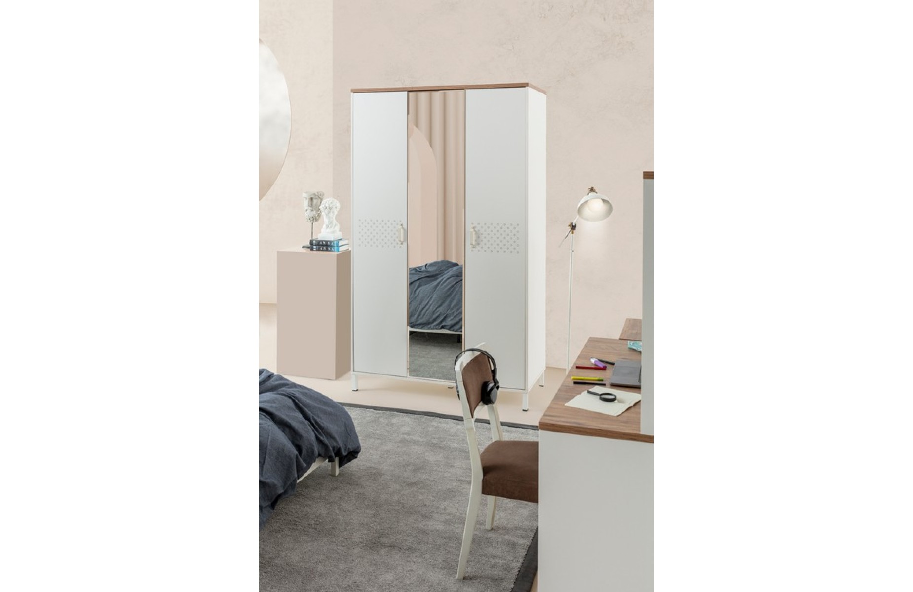 Çisa 3 Kapılı Dolap