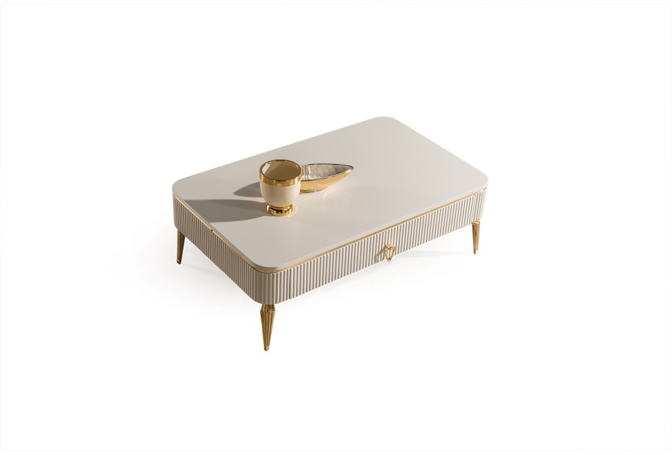 Elegance Krem Orta Sehpa