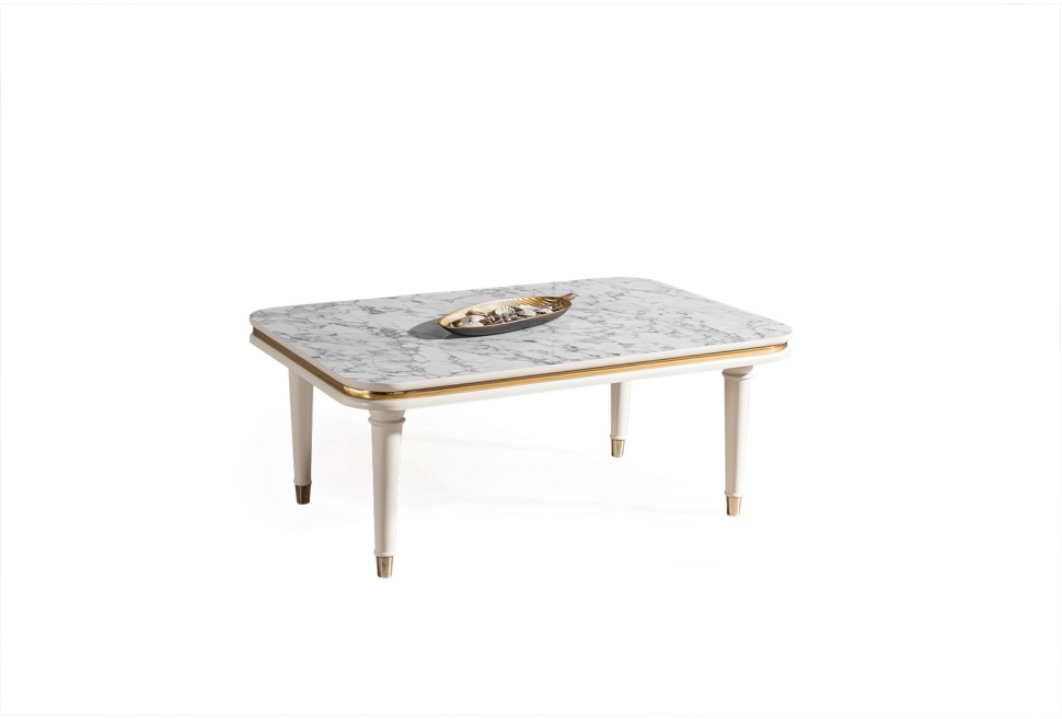 Esila Krem Orta Sehpa