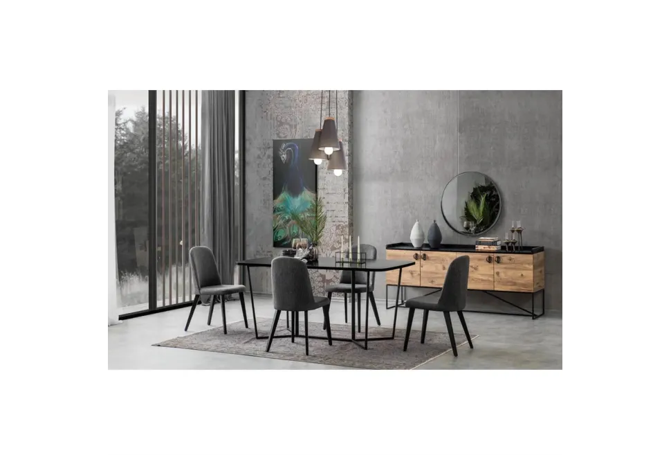 Loft Yemek  Odası Takımı