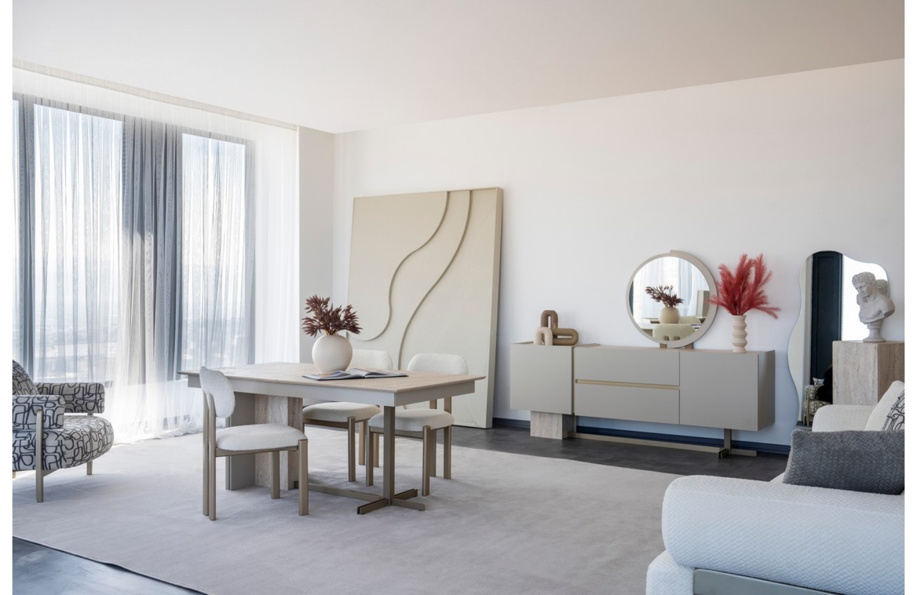 Mocha Yemek Odası Takımı