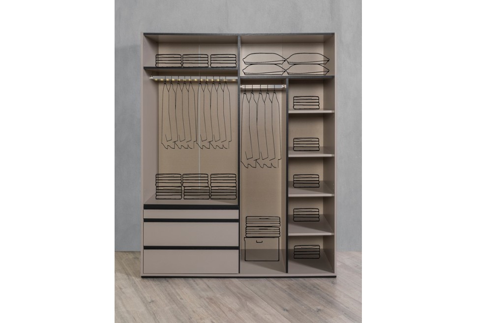 Olympos 4 Kapaklı Dolap