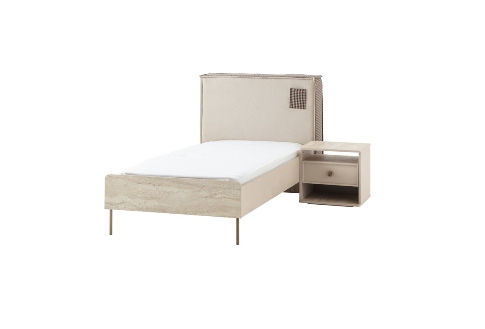 Partenon 100x200 Başlıklı & Bazalı Karyola