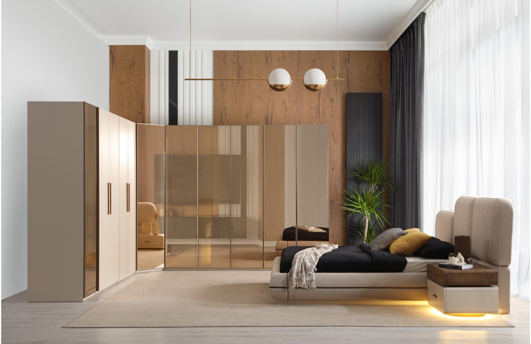 Valencia Köşe Reflekte Dolap